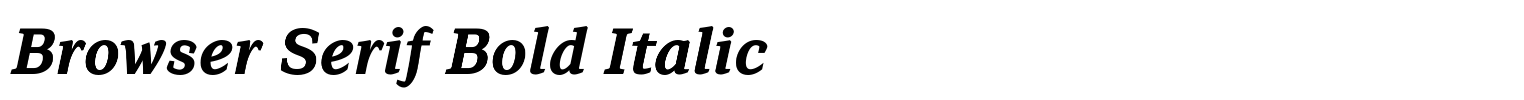Browser Serif Bold Italic
